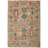 Tappeto Tribal Pakistan Geometrico Grigio Tortora 166x238 cm