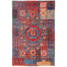 Tappeto Mamlouk Pakistan Geometrico Rosso Blu 117x179 cm
