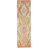 Tappeto Kilim Afghanistan Astratto Multicolore Pastello 84x2