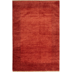 Tappeto Shayan Pakistan Astratto Rosso Terracotta Vibrante 1