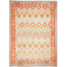 Tappeto Kilim Afghanistan Geometrico Multicolor Arancione 21