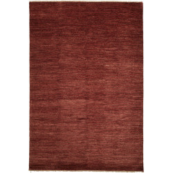 Tappeto Shayan Pakistan Tinta Unita Rosso Mattone 201x302 Cm
