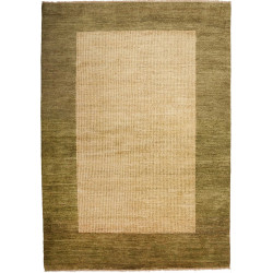 Tappeto Shayan Pakistan Geometrico Crema Verde Oliva 200x306