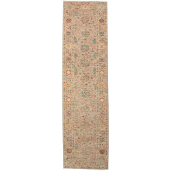 Tappeto Zigler Fine Pakistan Floreale Beige Taupe 79x296 cm