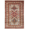 Tappeto Kazak Fine Pakistan Astratto Azzurro Rosso 125x181 C