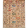 Tappeto Kazak Fine Pakistan Astratto Beige Policromo 251x307