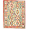 Tappeto Kilim Afghanistan Geometrico Multicolore Caldo 158x1