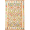 Tappeto Kilim Afghanistan Geometrico Beige Multicolore 99x14