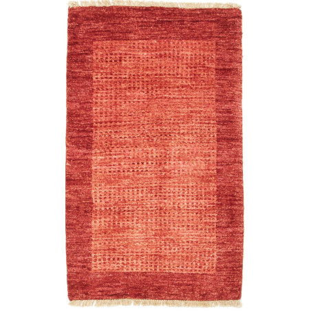 Tappeto Shayan Pakistan Astratto Rosso Bordeaux 59x100 Cm