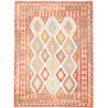Tappeto Kilim Afghanistan Geometrico Terracotta Beige 177x24