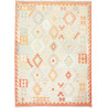 Tappeto Kilim Afghanistan Astratto Azzurro Arancio 150x205 C