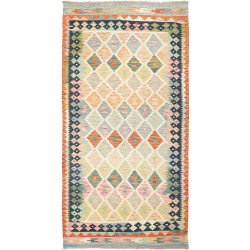 Tappeto Kilim Afghanistan Geometrico Multicolore Pastello Bl