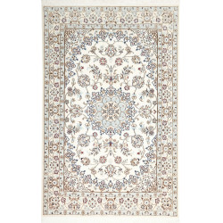Nain 9la 132x202 Cm Nain 9la, Persia, Hand-carded Wool And