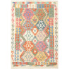 Tappeto Kilim Afghanistan Geometrico Multicolore Pastello 12
