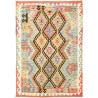 Tappeto Kilim Afghanistan Geometrico Azzurro Verde 121x176 C