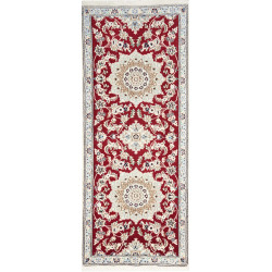 Nain 9la 80x200 Cm Nain 9la, Persia, Hand-carded Wool And