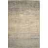 Tappeto Shayan Pakistan Tinta Unita Grigio-beige Sfumato 130