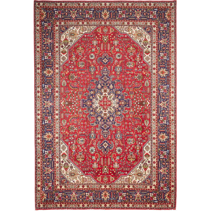 Tabriz 200x297 Cm Tabriz Persia Hand-carded Wool (warp: