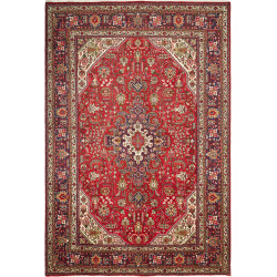 Tabriz 203x304 Cm Tabriz, Persia, Hand-carded Wool (warp: