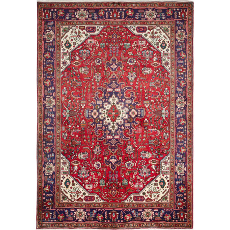 Tabriz 198x287 Cm Tabriz Persia Hand-carded Wool Cotton