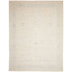 Tappeto Zigler Fine Pakistan Geometrico Crema Azzurro Polver