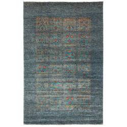 Tappeto Bakhtiyar Pakistan Astratto Petrolio Multicolore 123
