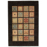 Tappeto Bakhtiyar Pakistan Astratto Marrone Scuro Beige 123x