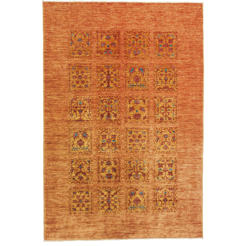 Tappeto Bakhtiyar Pakistan Astratto Terracotta Oro 119x177 C