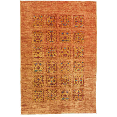 Tappeto Bakhtiyar Pakistan Astratto Terracotta Oro 119x177 C