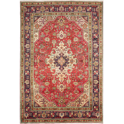 Tabriz 200x296 Cm Tabriz Persia Hand-carded Wool Cotton