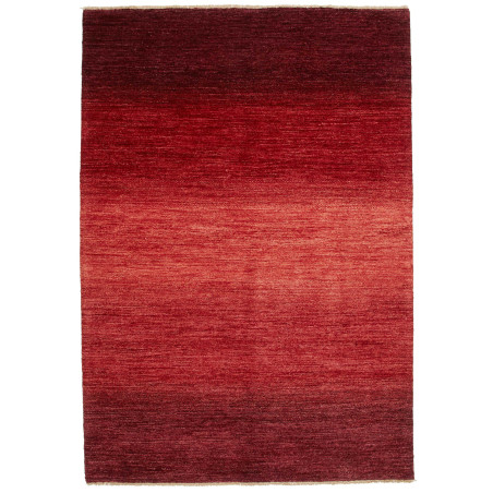 Tappeto Shayan Pakistan Astratto Bordeaux Rosso Degradé 121x