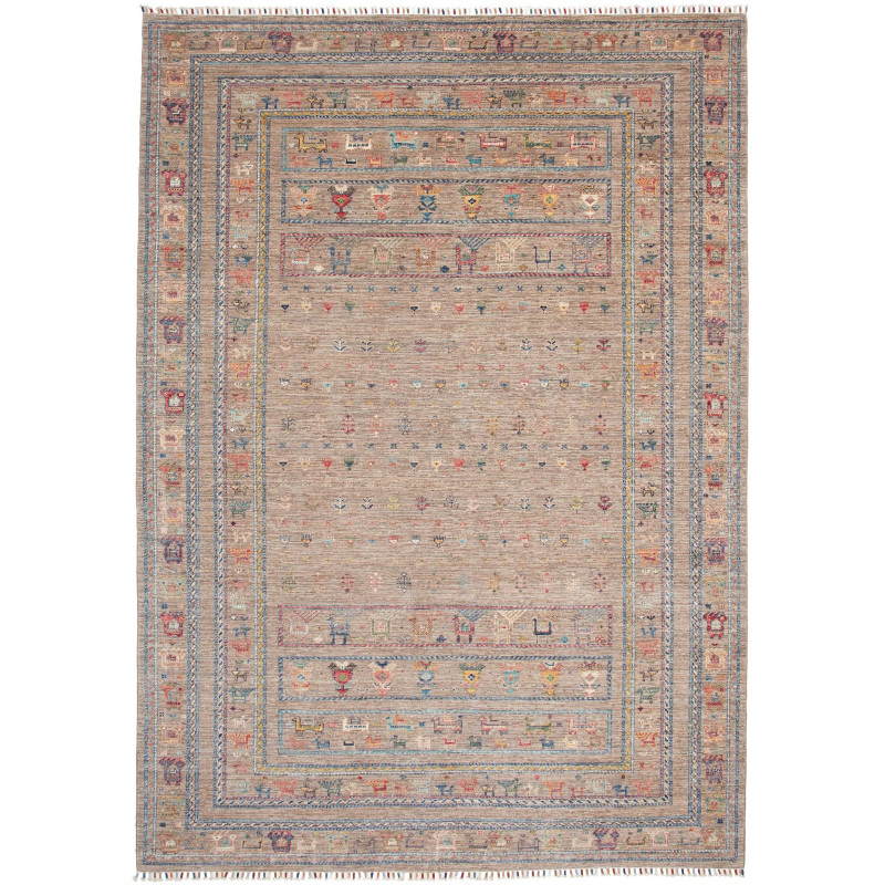 Tappeto Rubin Pakistan Astratto Toni Terra Policromo 205x289