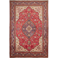 Tabriz 202x300 Cm Tabriz, Persia, Hand-carded Wool (cotton