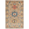 Tappeto Tribal Pakistan Astratto Marrone Blu 76x117 cm