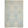 Tappeto Kilim Afghanistan Geometrico Azzurro Grigio 206x302