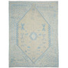 Tappeto Kilim Afghanistan Geometrico Azzurro Crema 179x244 C