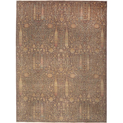Rug Shahi Fine Pakistan 251x335 Dark Brown Taup