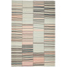 Tappeto Kilim Persia Geometrico Blu Rosa 200x305 Cm