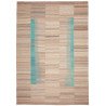 Tappeto Kilim Persia Geometrico Beige Turchese 247x350 Cm