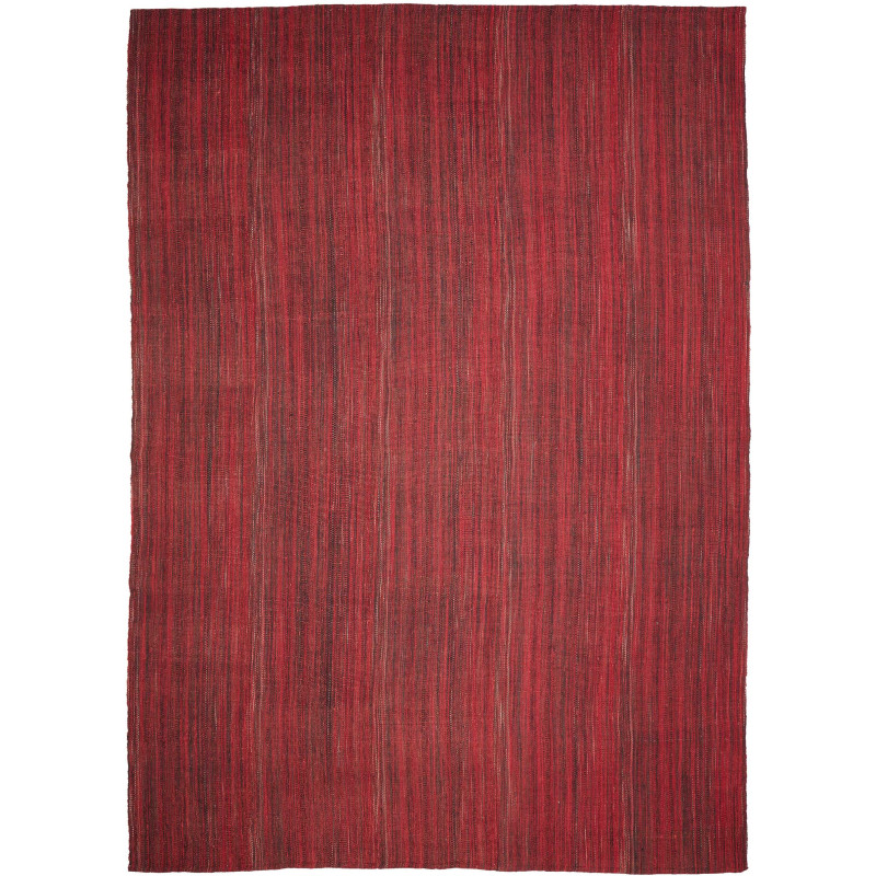 Tappeto Kilim Persia Astratto Rosso Marrone 251x352 Cm