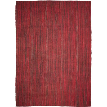 Tappeto Kilim Persia Astratto Rosso Marrone 251x352 Cm