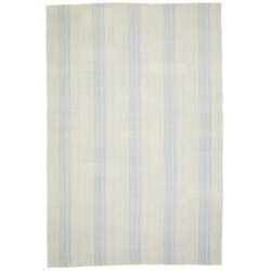 Tappeto Kilim Persia Astratto Crema Azzurro 220x327 Cm