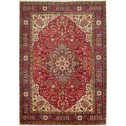 Tabriz 208x297 Cm Tabriz, Persia, Hand-carded Wool (warp: