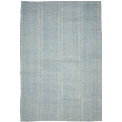 Tappeto Kilim Persia Tinta Unita Azzurro Tenue 203x302 Cm
