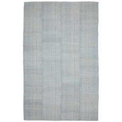 Tappeto Kilim Persia Astratto Azzurro Cielo Crema 190x306 Cm