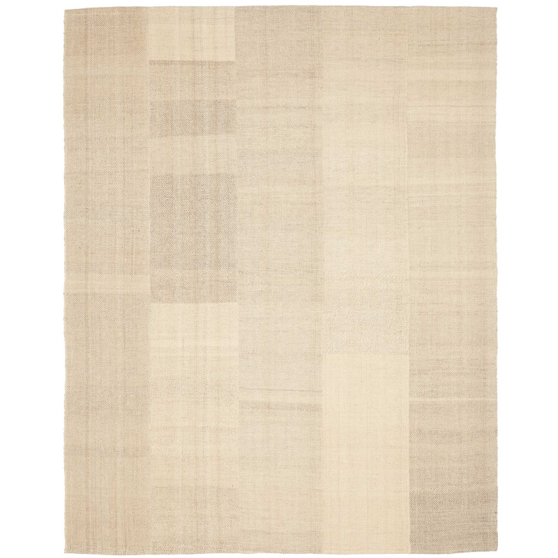 Tappeto Kilim Persia Geometrico Beige Chiaro Grigio 210x262