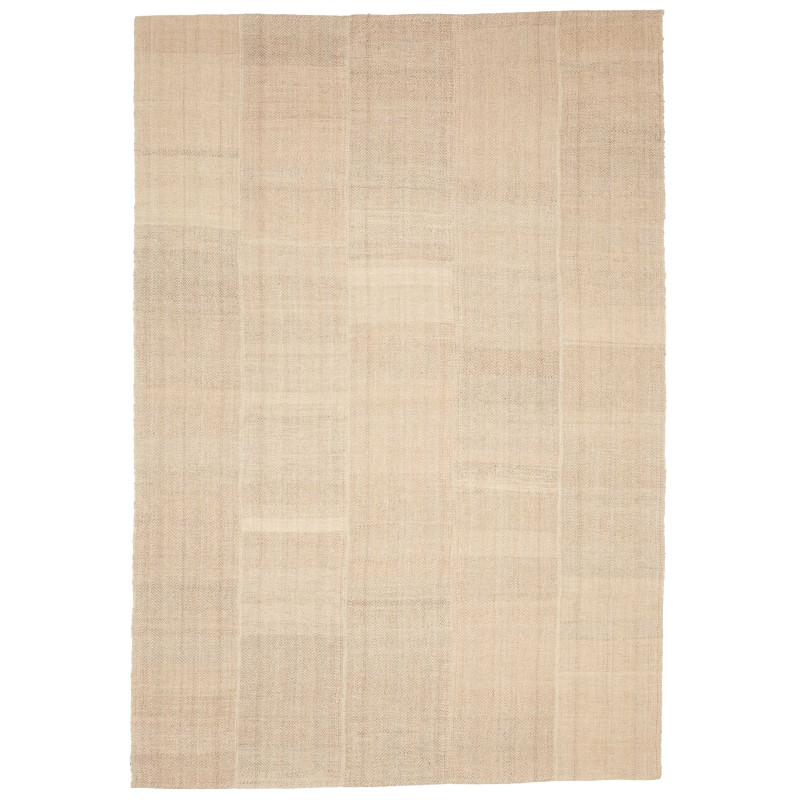 Tappeto Kilim Persia Astratto Naturale Beige Chiaro 205x295