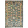 Tappeto Zigler Fine Pakistan Floreale Verde Petrolio Ocra 20