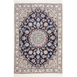 Nain 9la 81x119 Cm Nain 9la, Persia, Hand-spun Wool And Silk