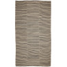 Tappeto Kilim Mazandaran Vintage Persia A Righe Nero E Avori